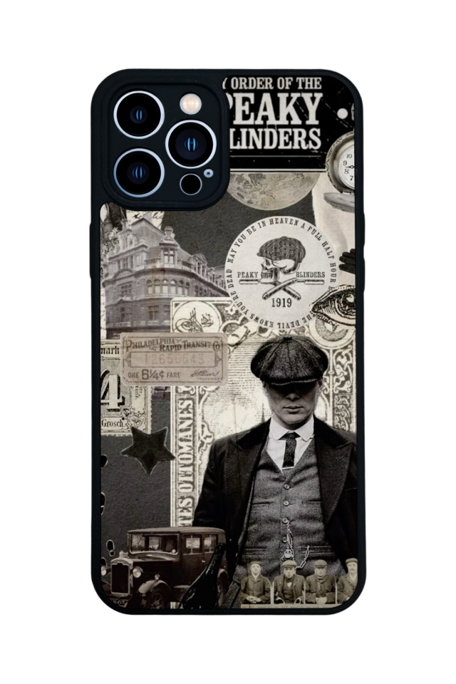 iPhone 13 Pro Max Uyumlu Peaky Blinders Tasarımlı Glossy Premium Kılıf