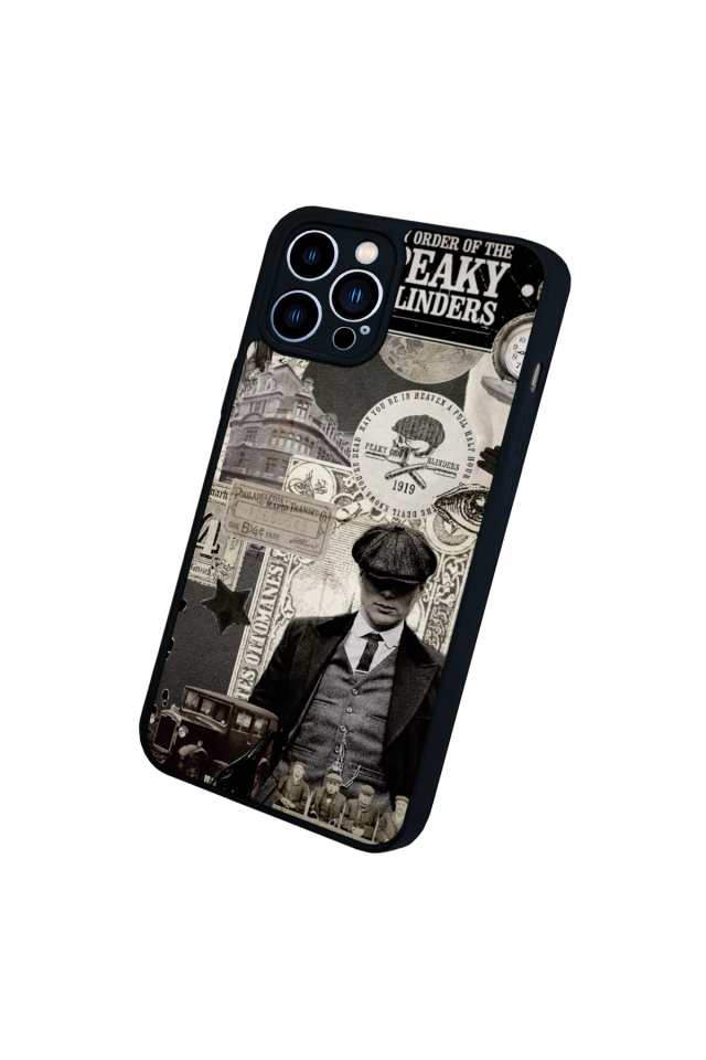 iPhone 13 Pro Max Uyumlu Peaky Blinders Tasarımlı Glossy Premium Kılıf
