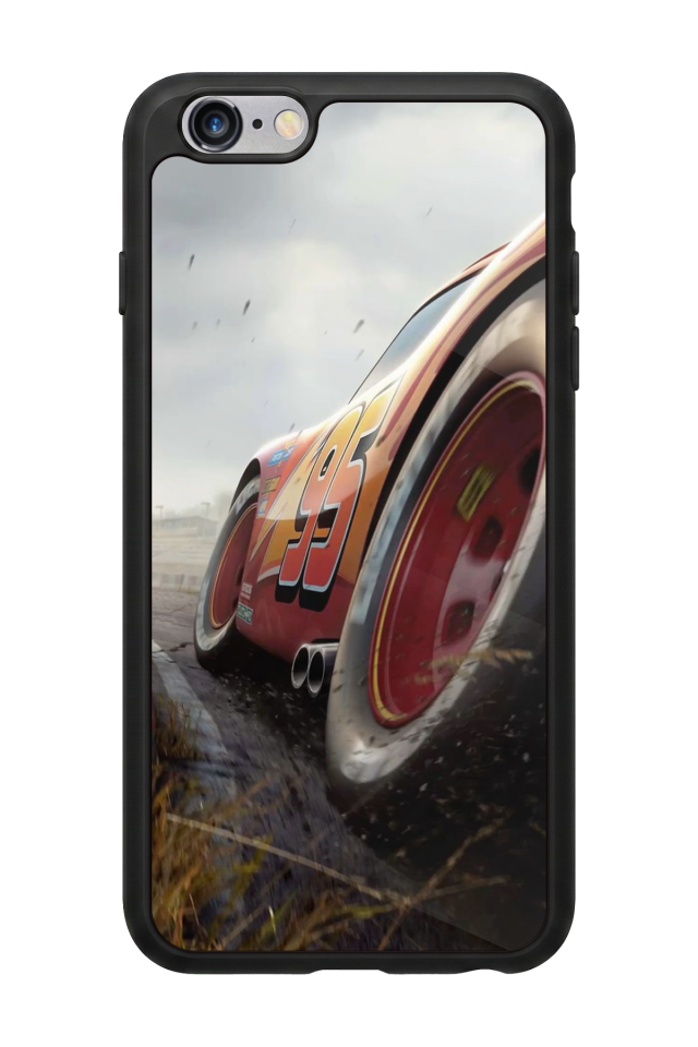 iPhone 6 Plus Uyumlu Şimsek McQueen Tasarımlı Glossy Premium Kılıf