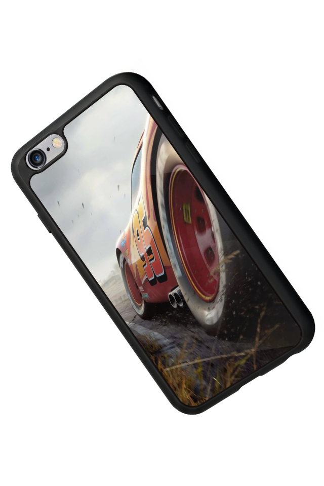 iPhone 6 Plus Uyumlu Şimsek McQueen Tasarımlı Glossy Premium Kılıf