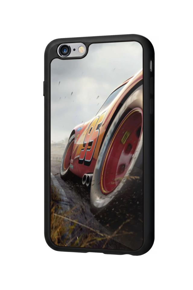 iPhone 6 Plus Uyumlu Şimsek McQueen Tasarımlı Glossy Premium Kılıf