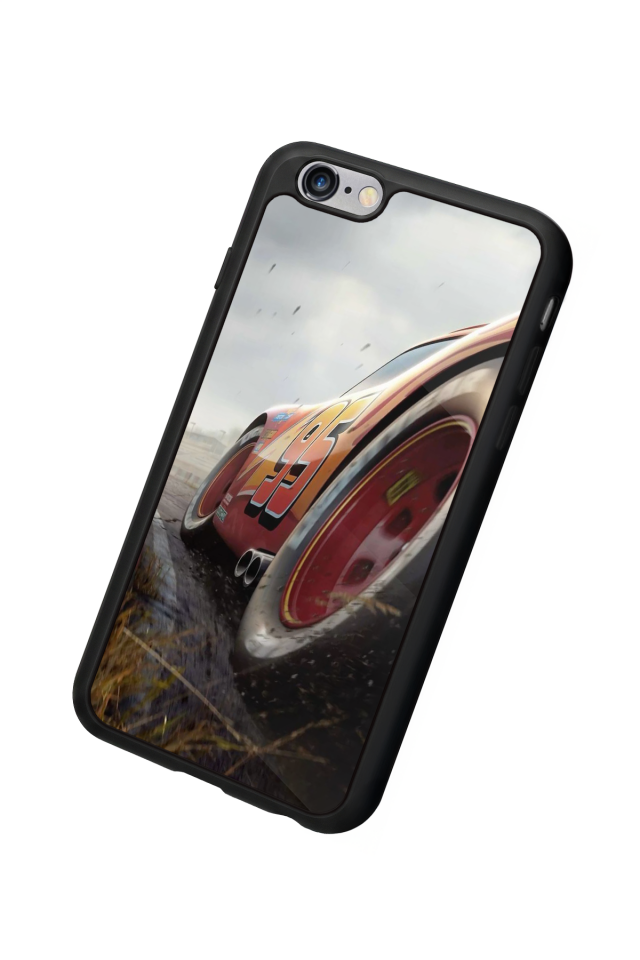 iPhone 6 Plus Uyumlu Şimsek McQueen Tasarımlı Glossy Premium Kılıf