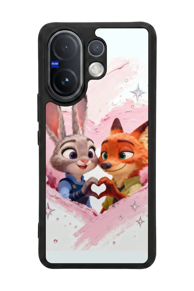 Vivo V60 Uyumlu Zootropolis Tasarımlı Glossy Premium Kılıf