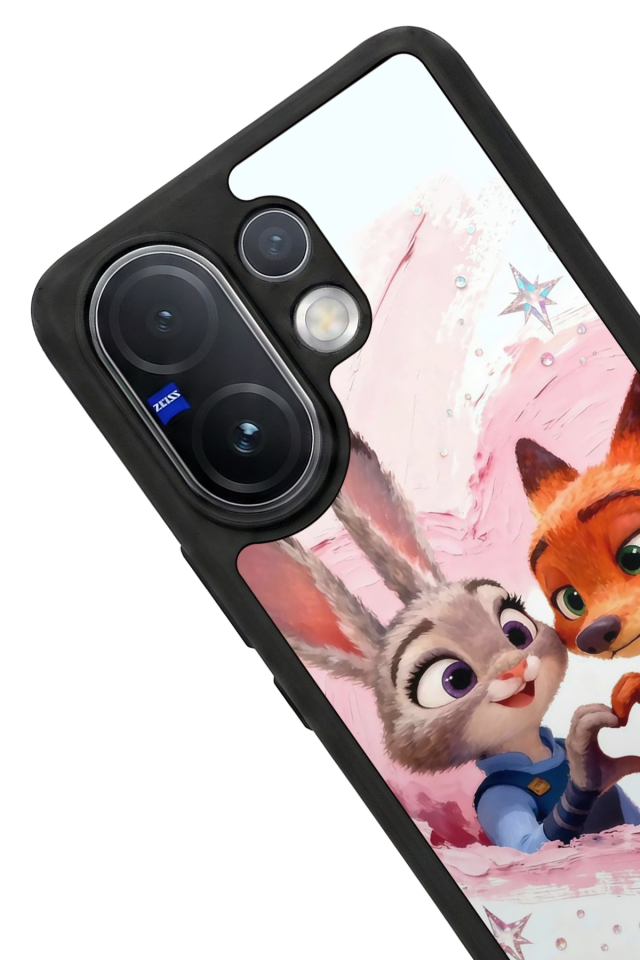 Vivo V60 Uyumlu Zootropolis Tasarımlı Glossy Premium Kılıf