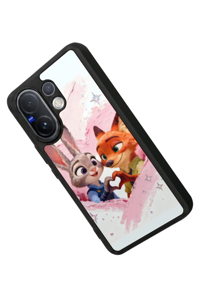 Vivo V60 Uyumlu Zootropolis Tasarımlı Glossy Premium Kılıf