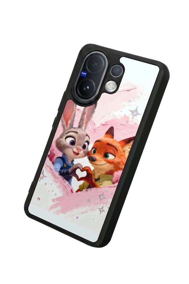 Vivo V60 Uyumlu Zootropolis Tasarımlı Glossy Premium Kılıf