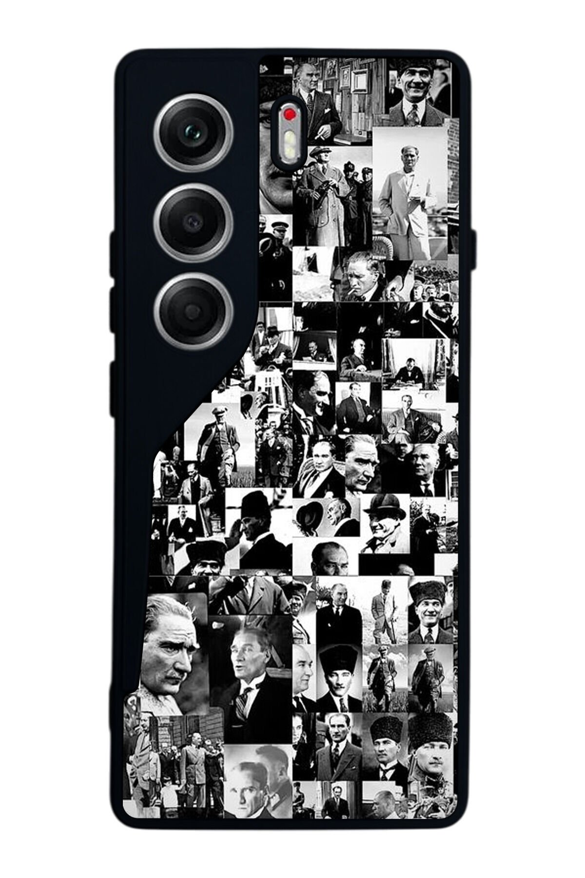Tecno Camon 40 Uyumlu Mustafa Kemal Ataturk Tasarımlı Glossy Premium Kılıf