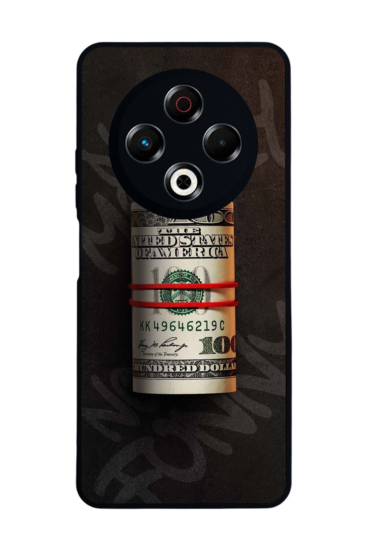 Tecno Spark 30 Uyumlu Para Tasarımlı Glossy Premium Kılıf