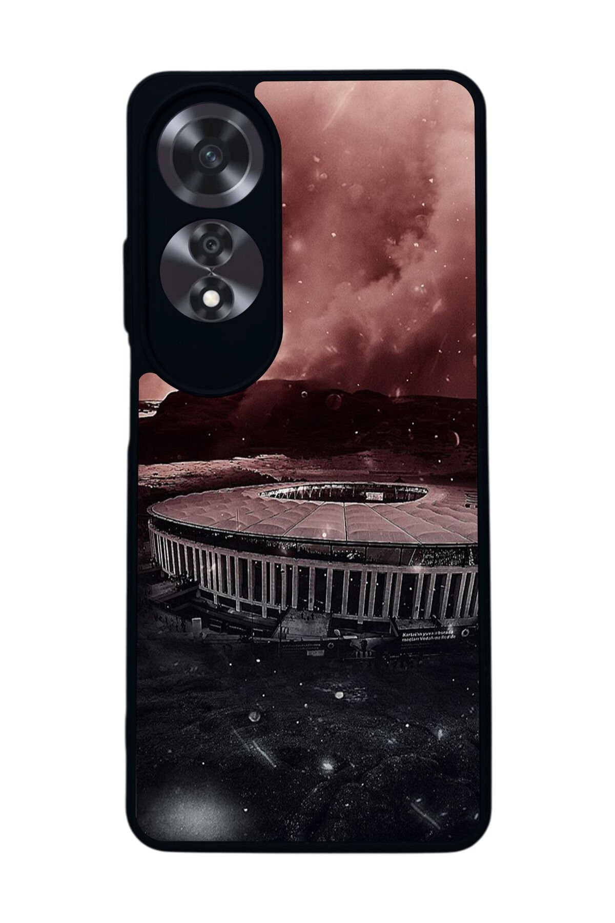 Oppo A60 Mat Siyah uyumlu Kılıf – Yumuşak Silikon, Koruyucu, Şok Emici Kapak