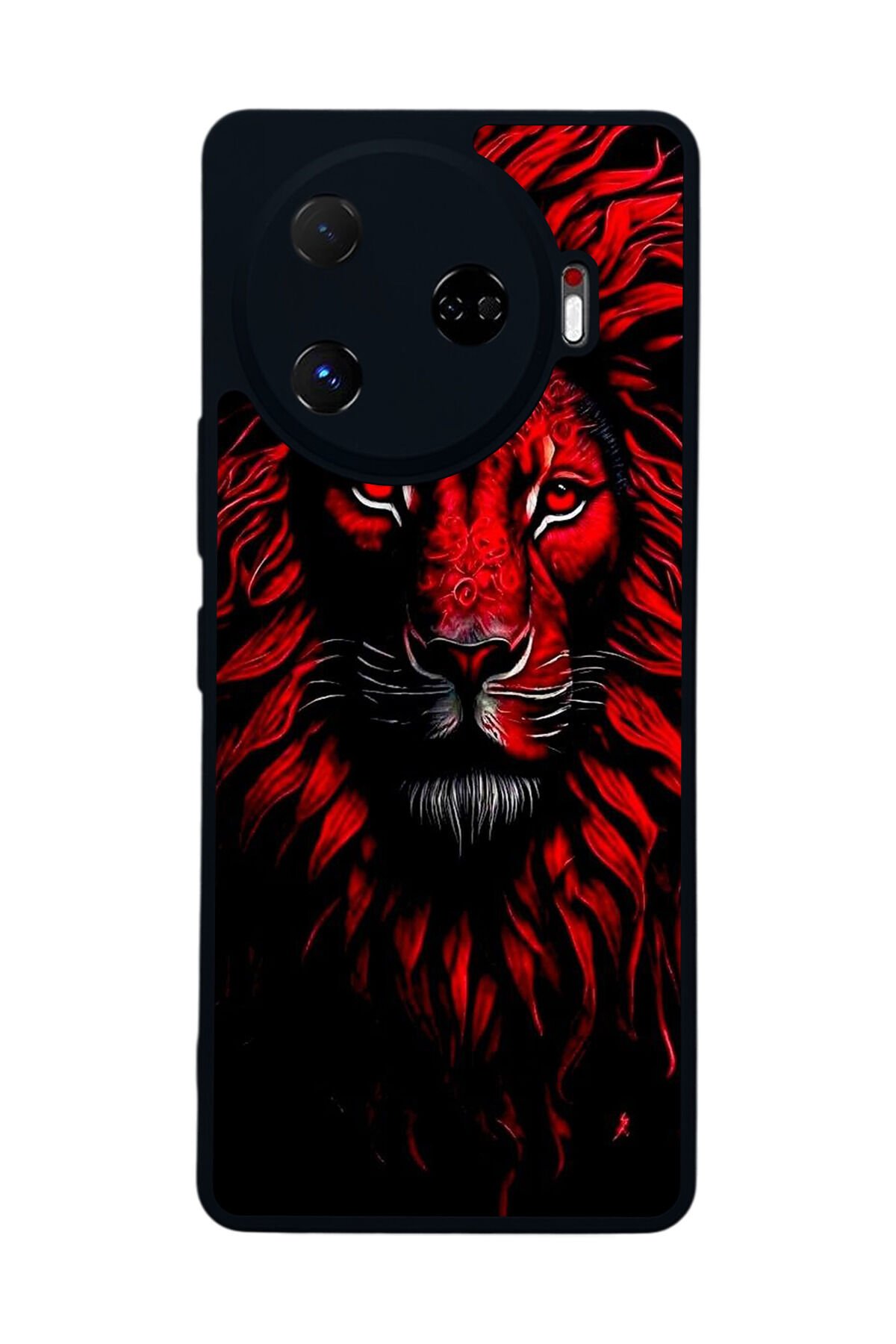 Tecno Camon 30 Pro Uyumlu Aslan Tasarımlı Glossy Premium Kılıf