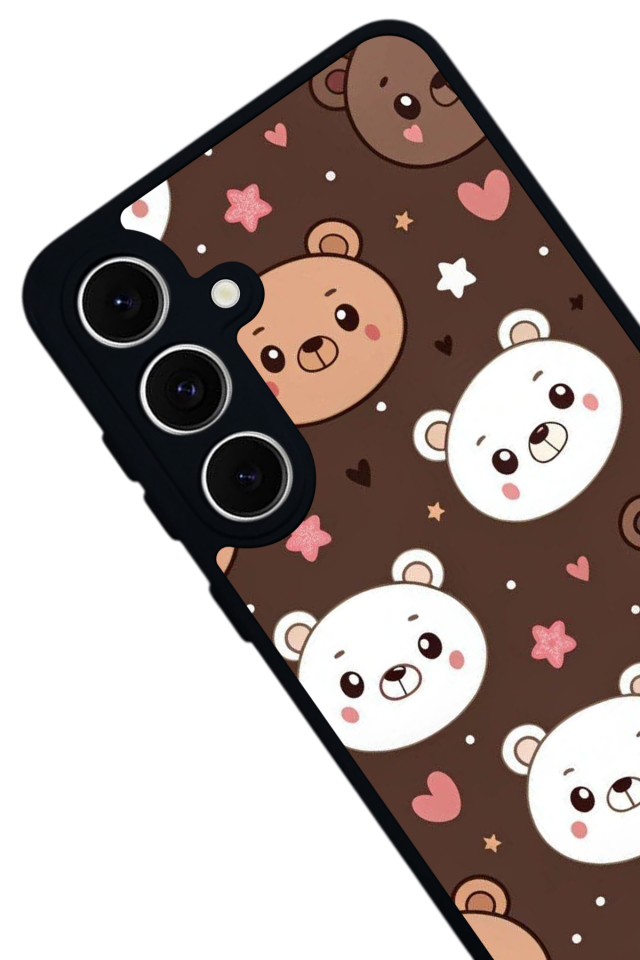 Samsung Galaxy A16 Uyumlu Panda Tasarımlı Glossy Premium Kılıf