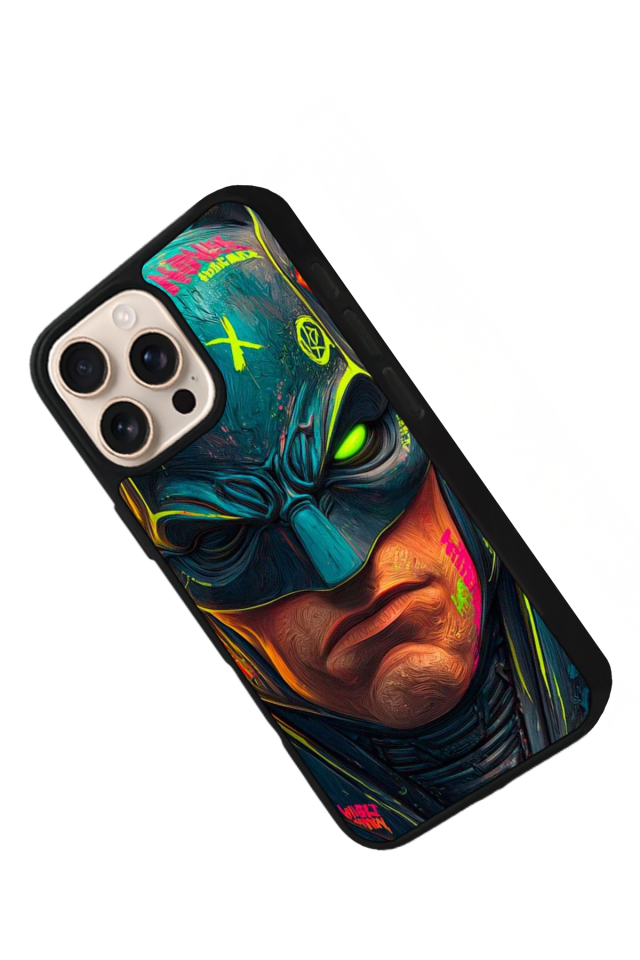 iPhone 15 Pro Uyumlu Batman Tasarımlı Glossy Premium Kılıf