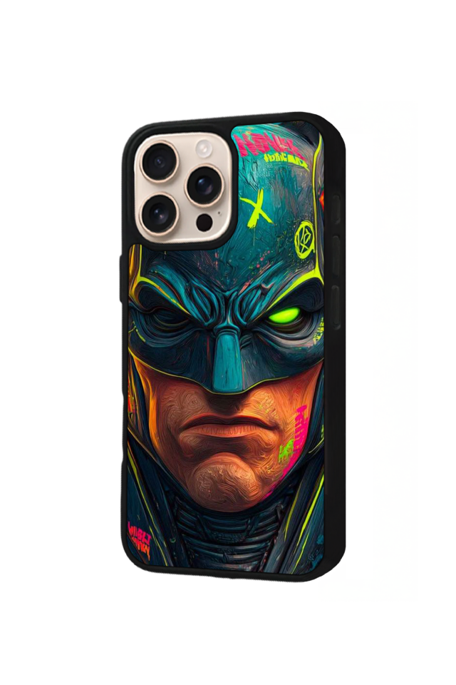 iPhone 15 Pro Uyumlu Batman Tasarımlı Glossy Premium Kılıf