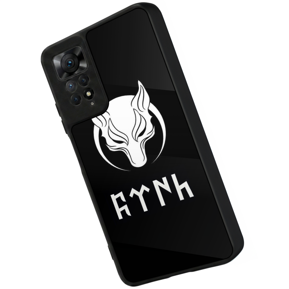 Xiaomi Redmi Note 11 Pro Uyumlu Bozkurt Tasarımlı Glossy Premium Kılıf
