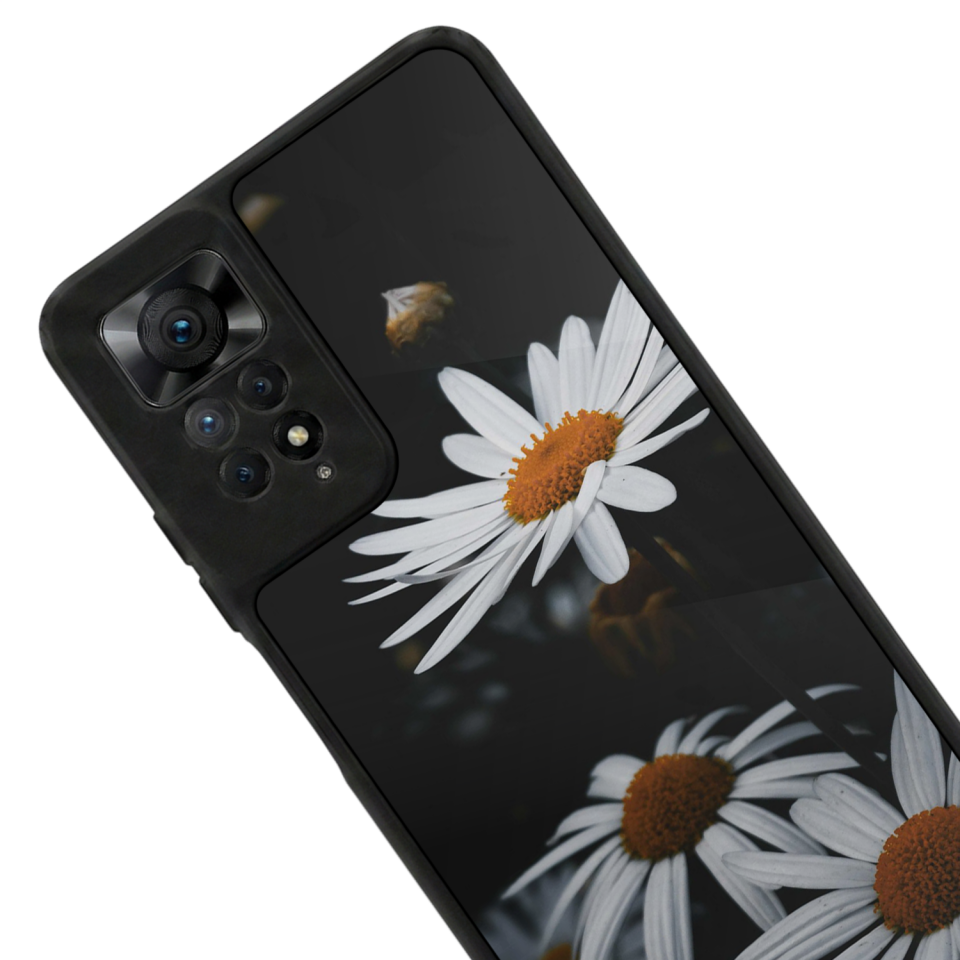 Xiaomi Redmi Note 12 Pro Uyumlu Cicek Tasarımlı Glossy Premium Kılıf