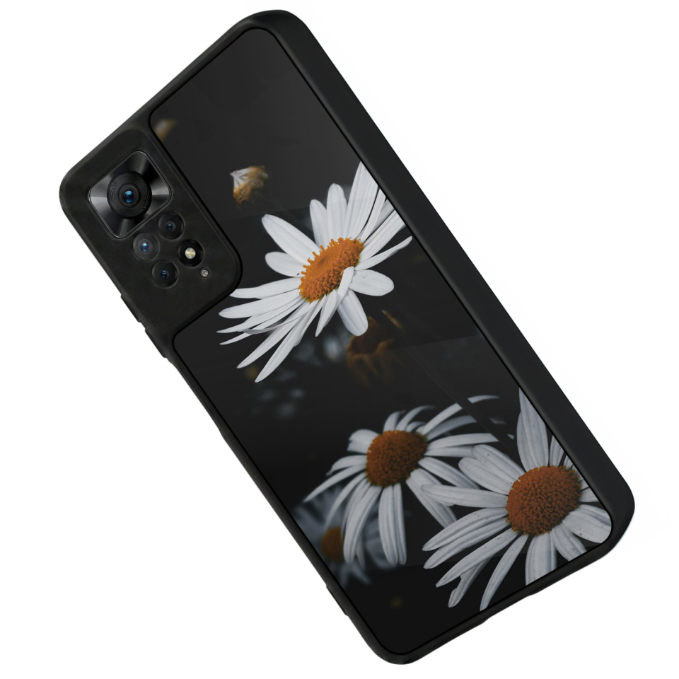 Xiaomi Redmi Note 12 Pro Uyumlu Cicek Tasarımlı Glossy Premium Kılıf