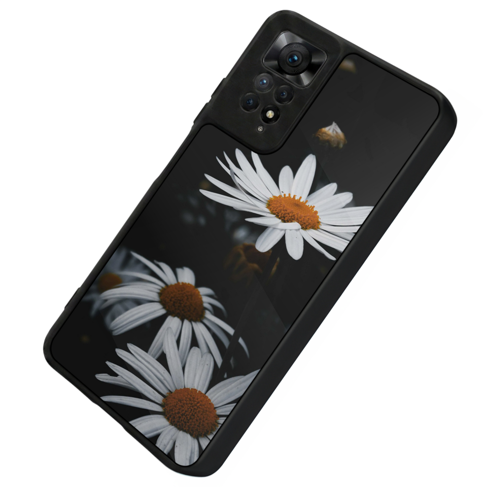 Xiaomi Redmi Note 12 Pro Uyumlu Cicek Tasarımlı Glossy Premium Kılıf