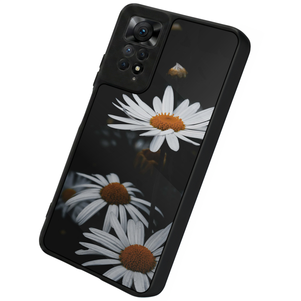 Xiaomi Redmi Note 12 Pro Uyumlu Cicek Tasarımlı Glossy Premium Kılıf