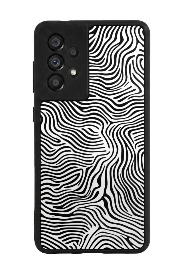 Samsung Galaxy A73 Uyumlu Çizgi Sanatı Tasarımlı Glossy Premium Kılıf