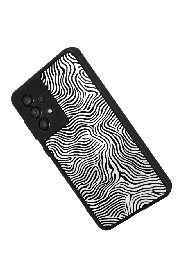 Samsung Galaxy A73 Uyumlu Çizgi Sanatı Tasarımlı Glossy Premium Kılıf