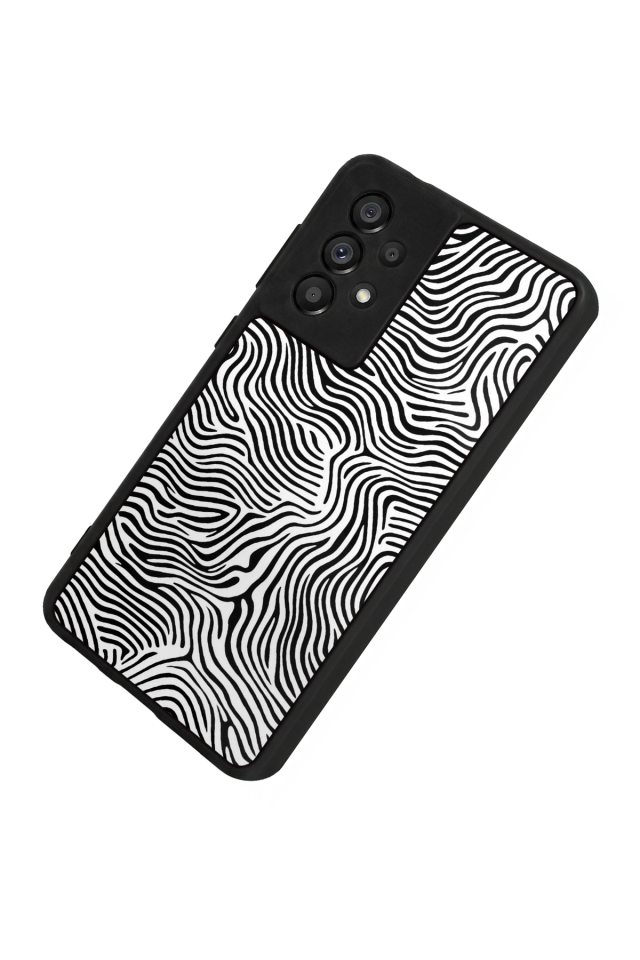 Samsung Galaxy A73 Uyumlu Çizgi Sanatı Tasarımlı Glossy Premium Kılıf