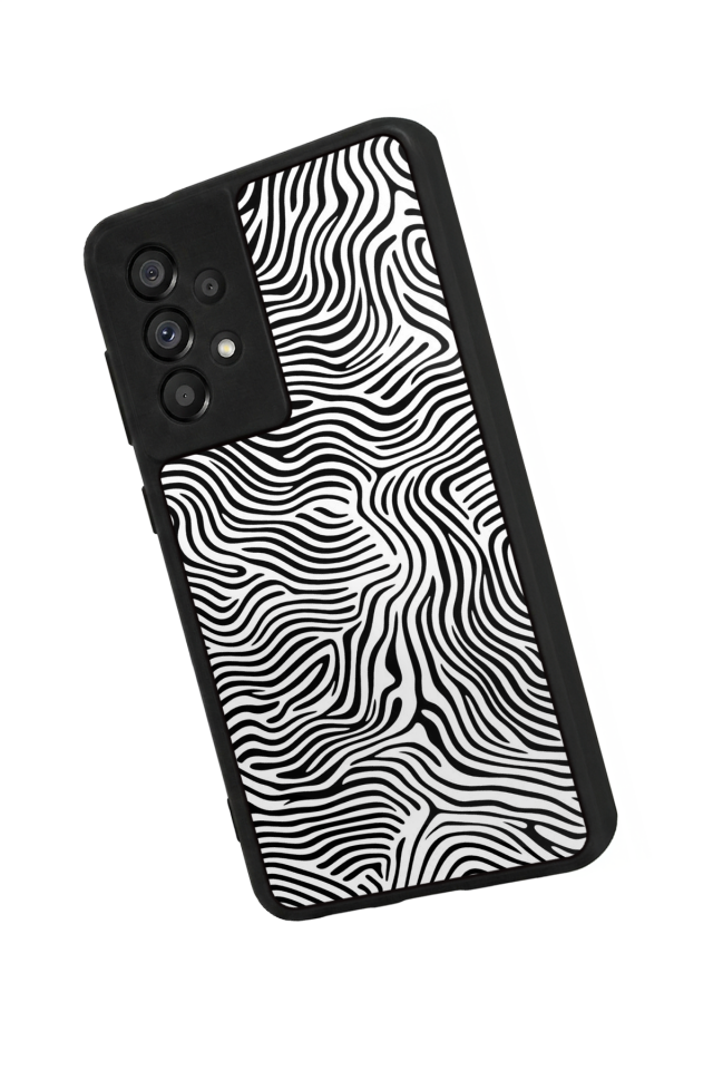 Samsung Galaxy A73 Uyumlu Çizgi Sanatı Tasarımlı Glossy Premium Kılıf