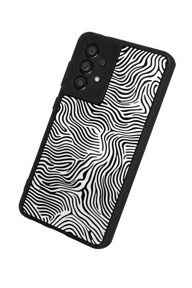 Samsung Galaxy A73 Uyumlu Çizgi Sanatı Tasarımlı Glossy Premium Kılıf
