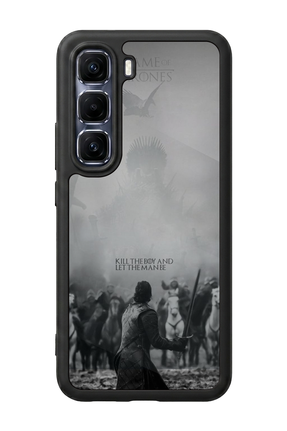Infinix Hot 60 Pro Plus Uyumlu GameOfThrones Tasarımlı Glossy Premium Kılıf