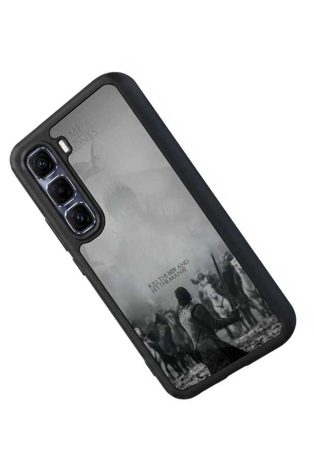 Infinix Hot 60 Pro Plus Uyumlu GameOfThrones Tasarımlı Glossy Premium Kılıf