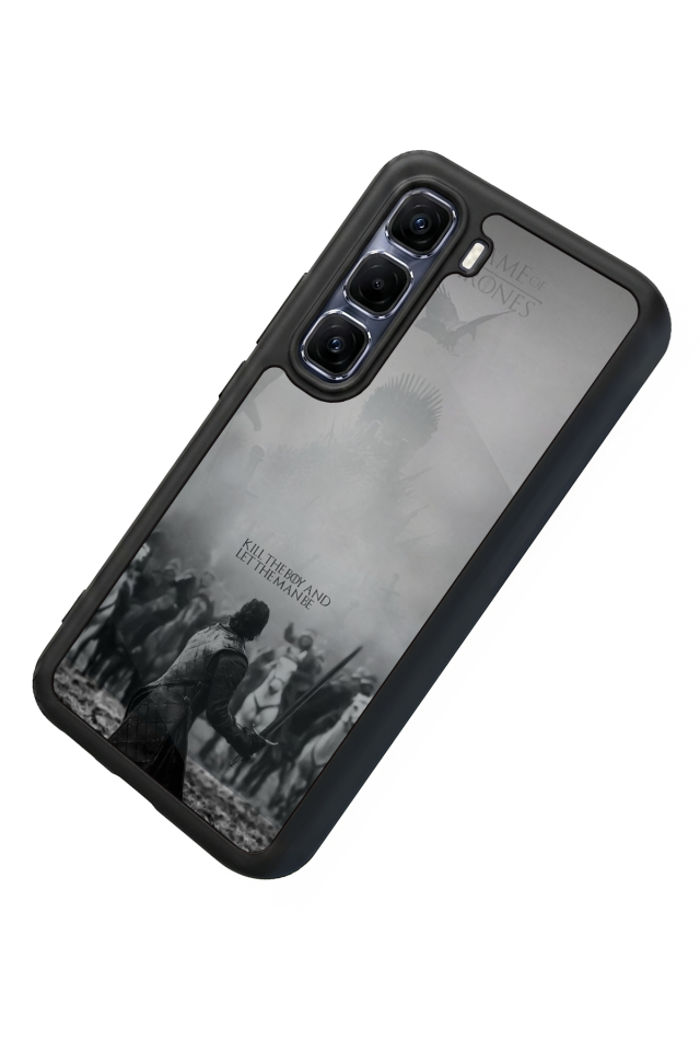 Infinix Hot 60 Pro Plus Uyumlu GameOfThrones Tasarımlı Glossy Premium Kılıf