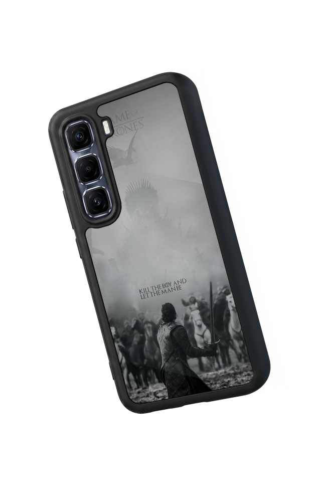 Infinix Hot 60 Pro Plus Uyumlu GameOfThrones Tasarımlı Glossy Premium Kılıf
