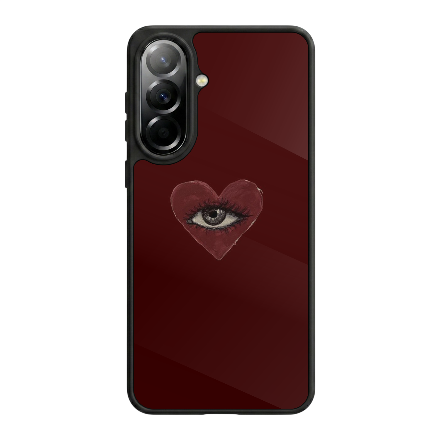 Samsung Galaxy A37 Uyumlu Kalp Love Tasarımlı Glossy Premium Kılıf