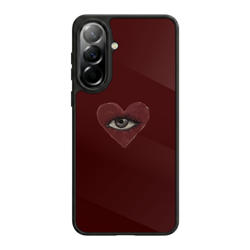 Samsung Galaxy A37 Uyumlu Kalp Love Tasarımlı Glossy Premium Kılıf
