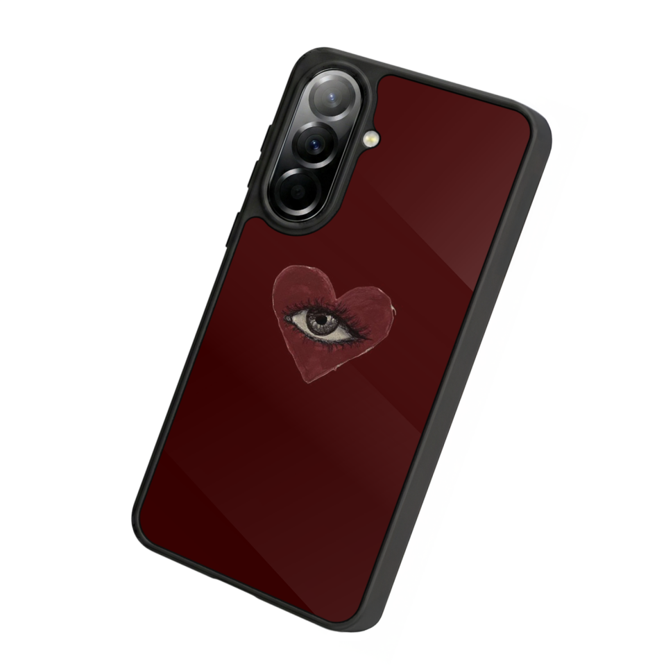 Samsung Galaxy A37 Uyumlu Kalp Love Tasarımlı Glossy Premium Kılıf