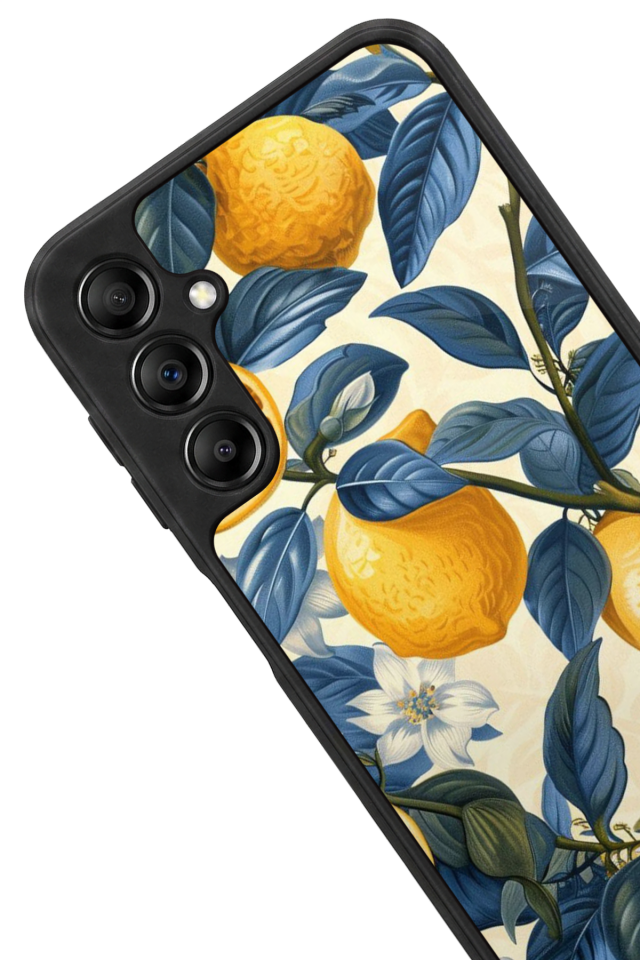 Samsung Galaxy A14 Uyumlu Limon Tasarımlı Glossy Premium Kılıf