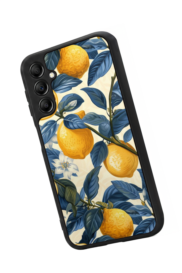 Samsung Galaxy A14 Uyumlu Limon Tasarımlı Glossy Premium Kılıf