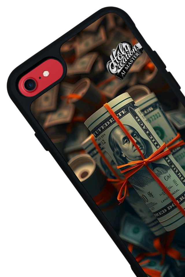 iPhone 8 Uyumlu Para Tasarımlı Glossy Premium Kılıf