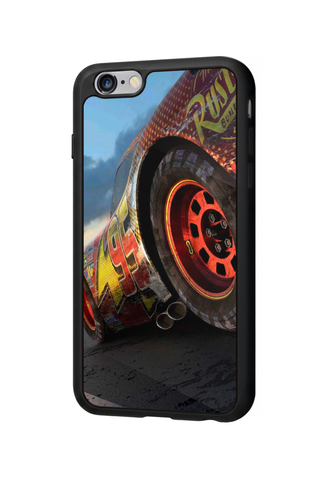 iPhone 6 Plus Uyumlu Şimsek McQueen Tasarımlı Glossy Premium Kılıf