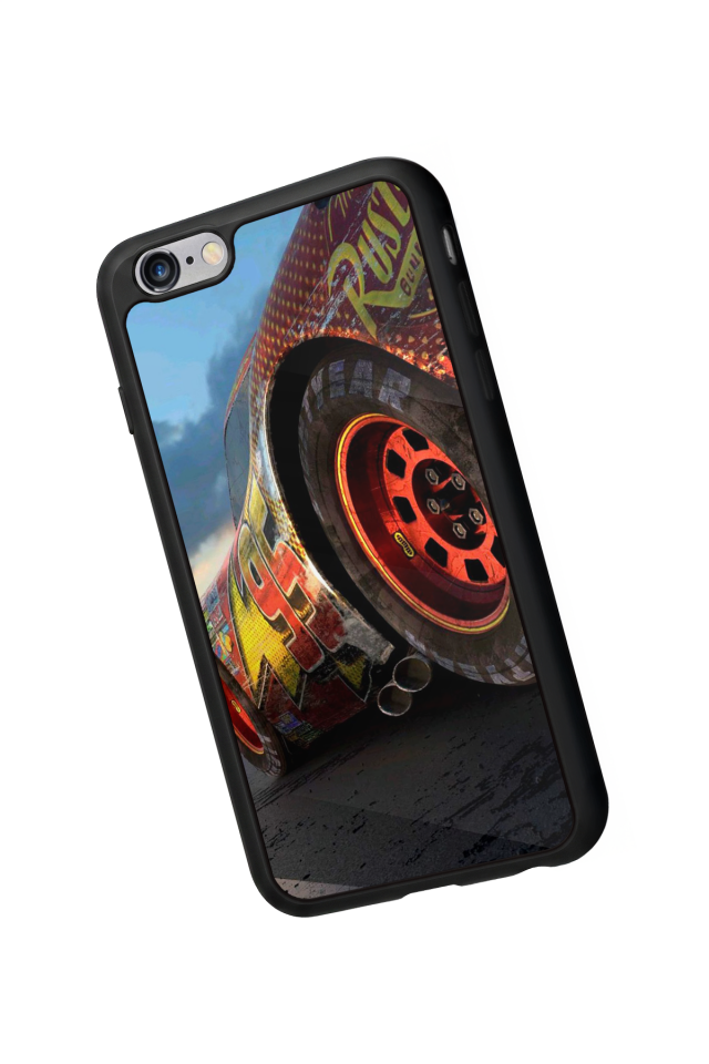 iPhone 6 Plus Uyumlu Şimsek McQueen Tasarımlı Glossy Premium Kılıf