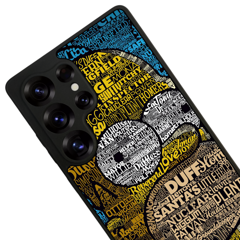 Samsung Galaxy S25 Ultra Uyumlu The Simpsons Tasarımlı Glossy Premium Kılıf