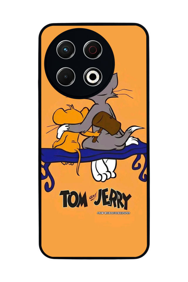 Tecno Spark 30 Pro Uyumlu Leopar Tasarımlı Glossy Premium Kılıf