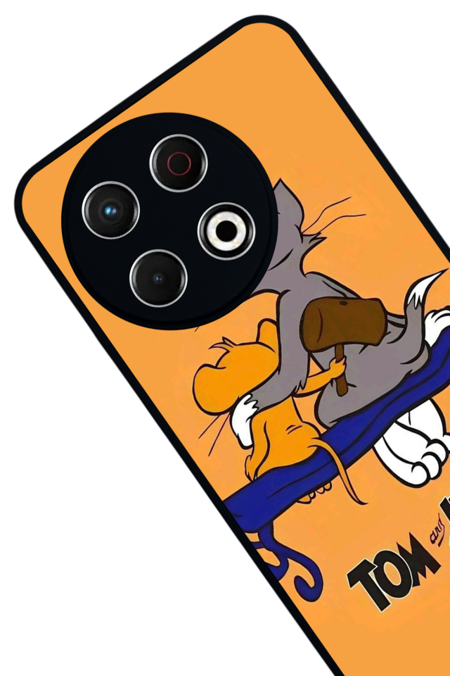 Tecno Spark 30 Pro Uyumlu Leopar Tasarımlı Glossy Premium Kılıf