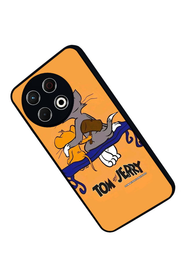 Tecno Spark 30 Pro Uyumlu Leopar Tasarımlı Glossy Premium Kılıf