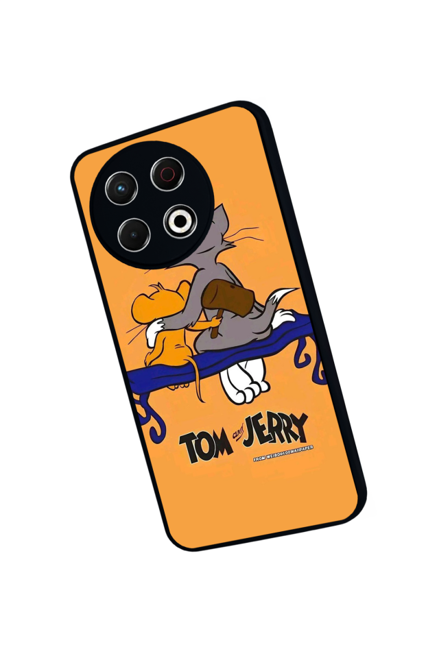 Tecno Spark 30 Pro Uyumlu Leopar Tasarımlı Glossy Premium Kılıf