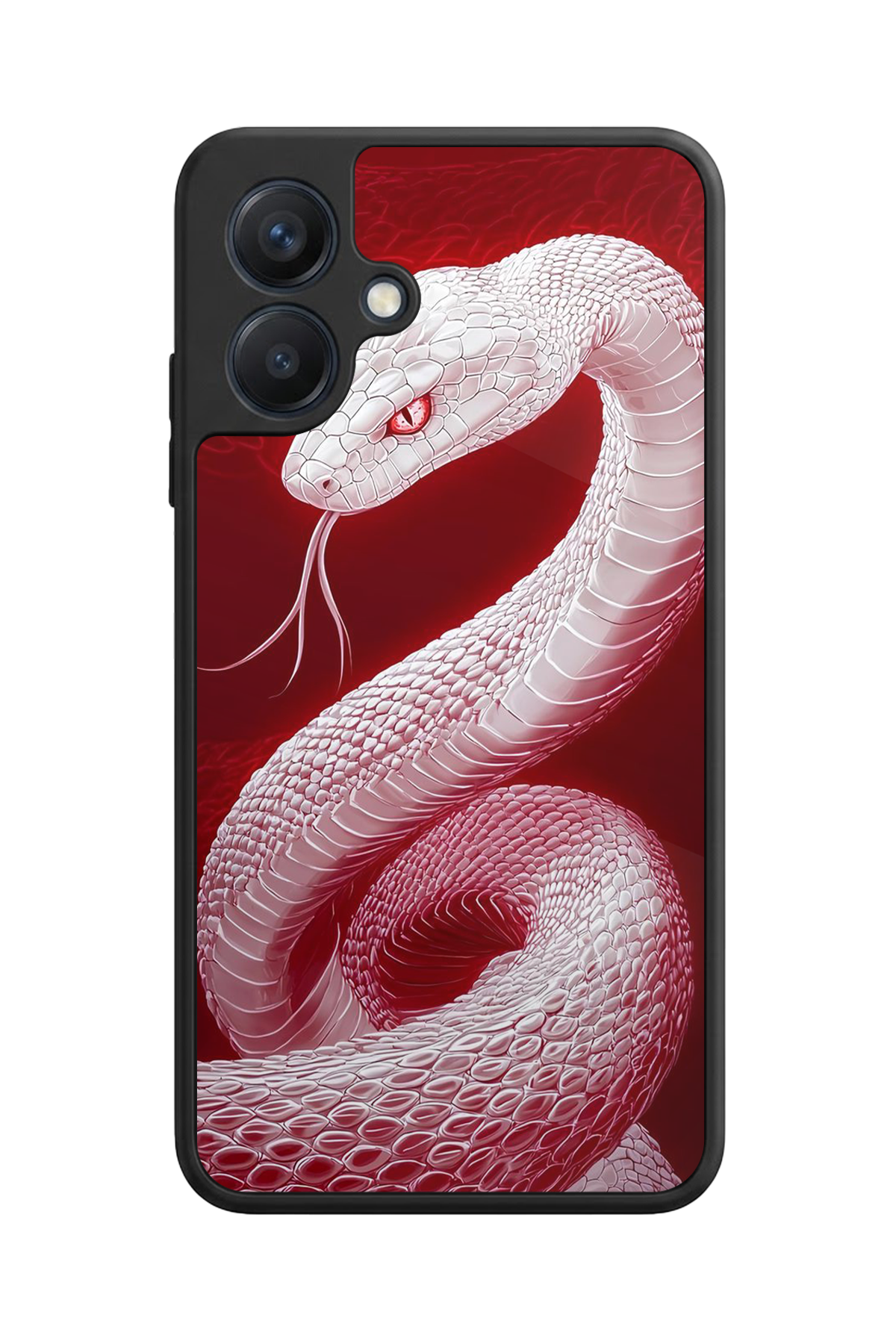 Samsung Galaxy A07 Uyumlu Yılan Tasarımlı Glossy Premium Kılıf