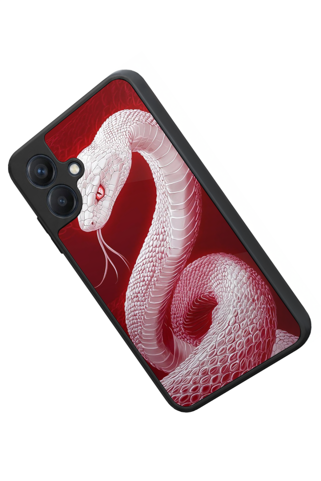 Samsung Galaxy A07 Uyumlu Yılan Tasarımlı Glossy Premium Kılıf