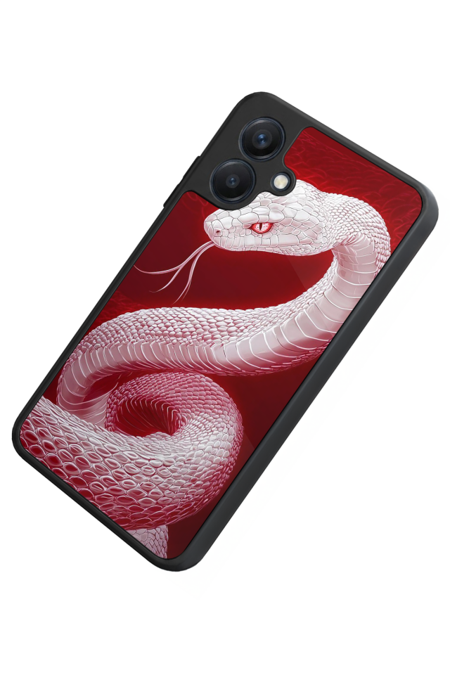 Samsung Galaxy A07 Uyumlu Yılan Tasarımlı Glossy Premium Kılıf