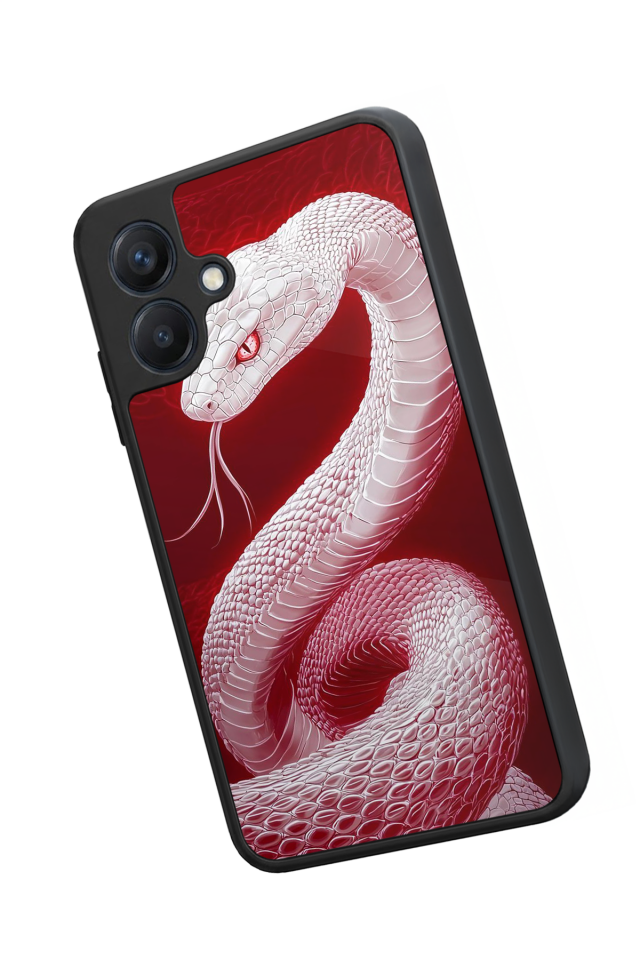 Samsung Galaxy A07 Uyumlu Yılan Tasarımlı Glossy Premium Kılıf