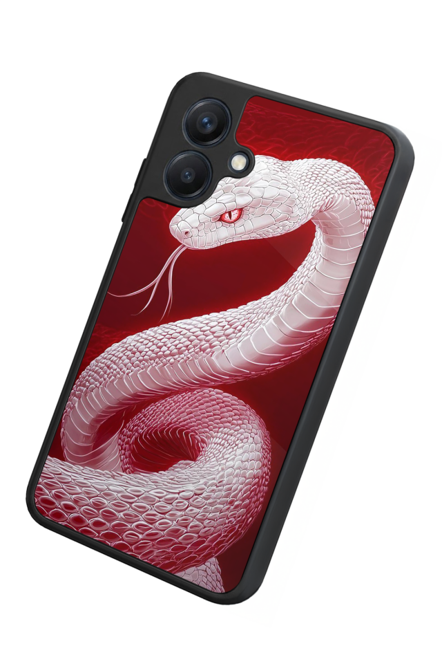 Samsung Galaxy A07 Uyumlu Yılan Tasarımlı Glossy Premium Kılıf