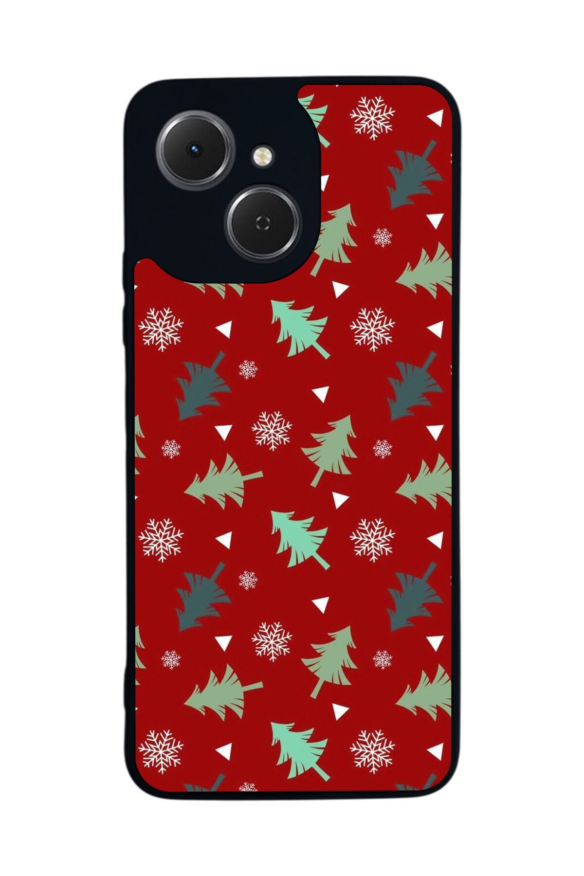 Tecno Spark 40C Uyumlu Yilbasi Christmas Tasarımlı Glossy Premium Kılıf